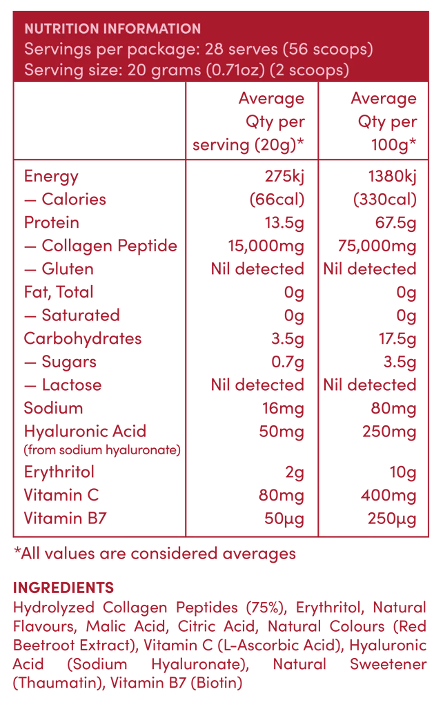 Collagen Co Strawberry Watermelon Collagen Powder - Image 2