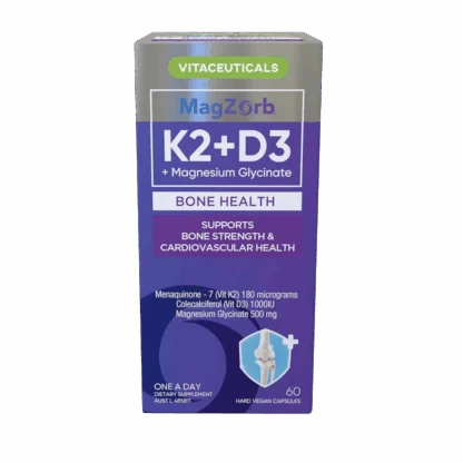 Vitaceuticals MagZorb K2 + D3 + Magnesium Glycinate (60 caps)